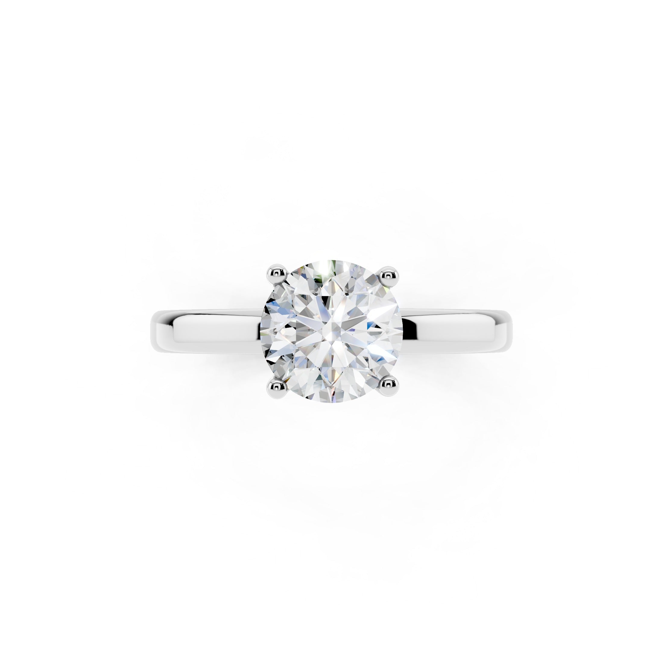 Anello Solitario Amalfi Diamante Ovale Diamante Lab - Foto Principale Oro 18 KT Diamante Lab Grown IGI Anversa
