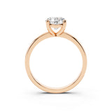 Anello Halo Gubbio 1.60 ct Laterali Diamante Lab